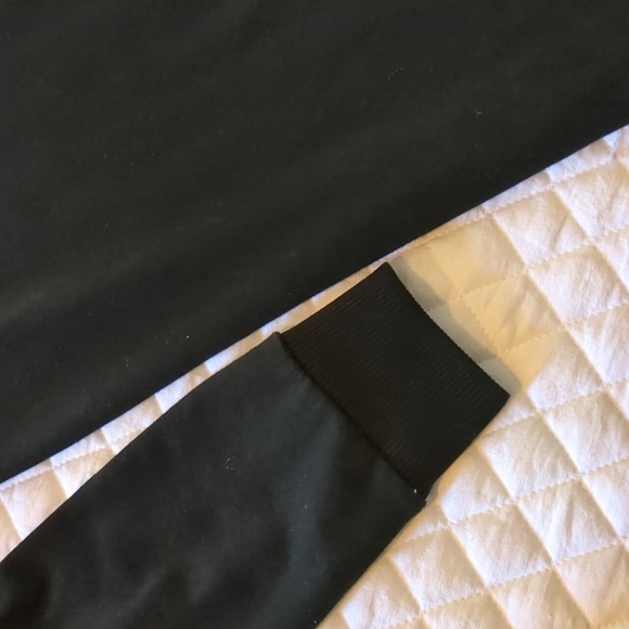 Who What Wear Black Ruffle Sleeve Tunic Dress - Picture 5 of 9